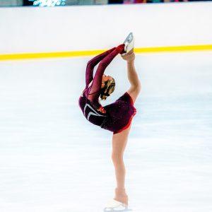 a person that is standing in the snow